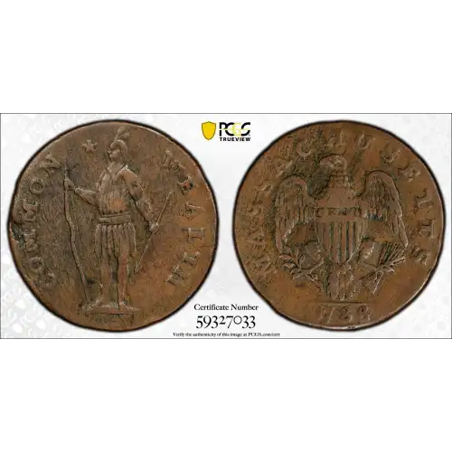 1788 Cent, No Period after Mass (2)