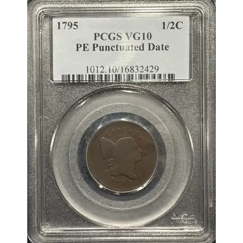 1795 1/2C Plain Edge, Punctuated Date, BN (2)