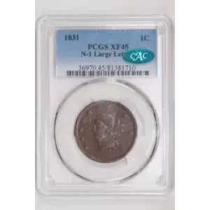 1831 1C N-1 Large Letters, BN