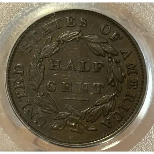 1833 HALF CENT PCGS XF40 (2)