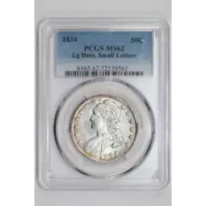 1834 50C Large Date, Small Letters