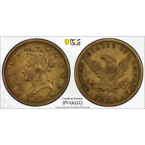 1839/8 $10 Type of 1838