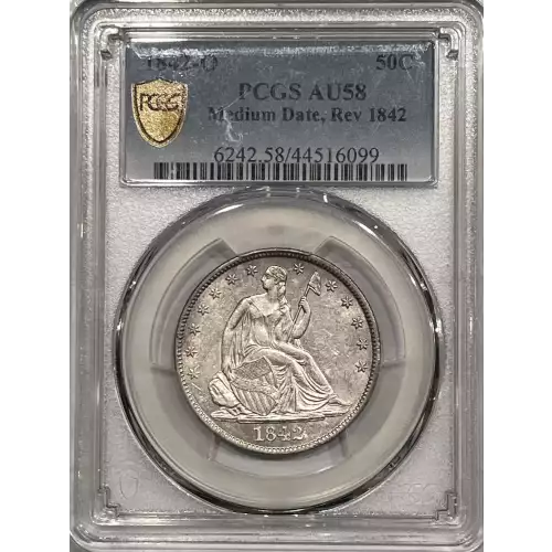 1842-O 50C Medium Date, Rev 1842 (3)