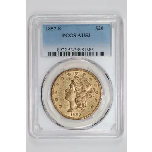 1857-S $20