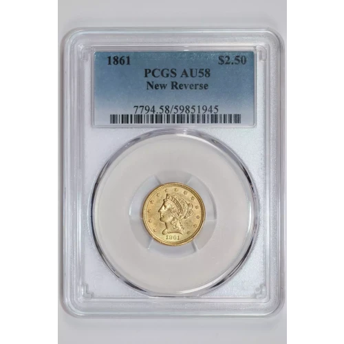 1861 $2.50 New Reverse