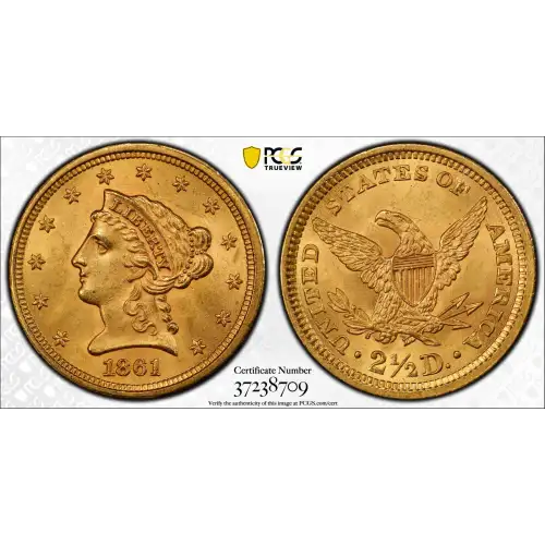 1861 $2.50 New Reverse (2)