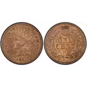 1864 1C L On Ribbon, RB