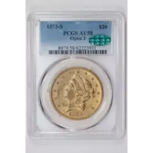 1873-S $20 Open 3