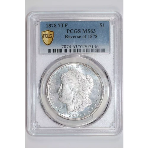 1878 7TF $1 Reverse of 1878 (2)