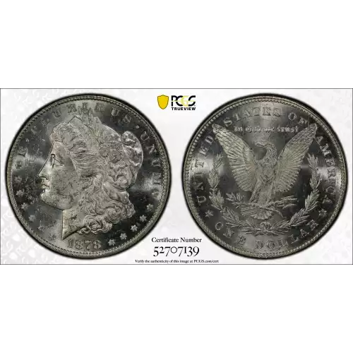 1878 7TF $1 Reverse of 1878 (2)