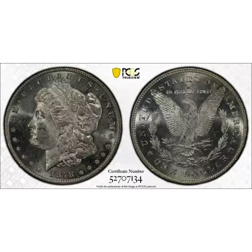 1878 7TF $1 Reverse of 1878