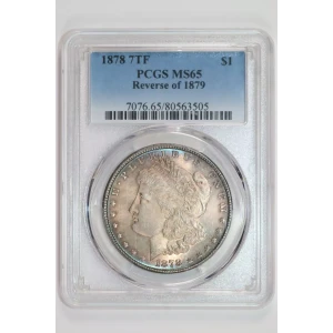 1878 7TF $1 Reverse of 1879