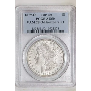 1879-O $1 VAM 28 O/Horizontal O (2)