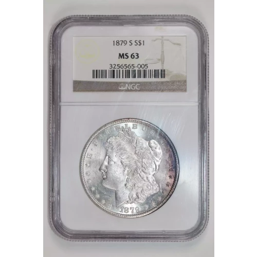 1879-S MORGAN DOLLAR NGC MS63