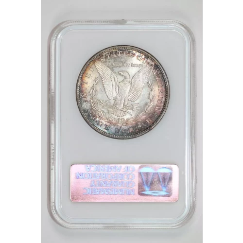 1879-S MORGAN DOLLAR NGC MS64 PRETTY COLOR - OLD FATTY HOLDER! (2)