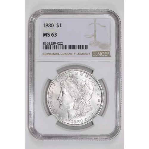 1880 MORGAN DOLLAR NGC MS63 (2)