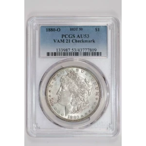 1880-O $1 VAM 21 Checkmark HOT 50 (2)