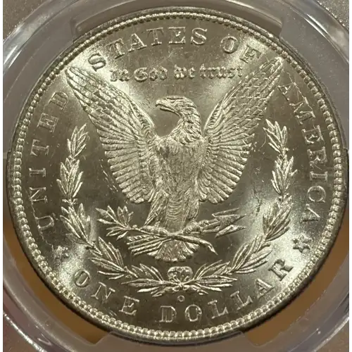 1880-O MORGAN DOLLAR PCGS MS63