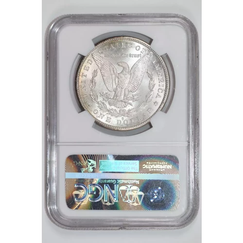 1880-S MORGAN DOLLAR NGC MS65* STAR RAINBOW CRESCENT TONING! (2)