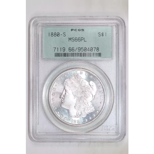 1880-S MORGAN DOLLAR PCGS MS66 PL OGH (2)