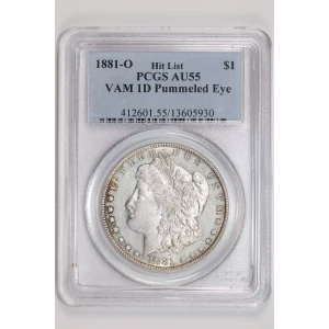 1881-O $1 VAM 1D Pummeled Eye Hit List