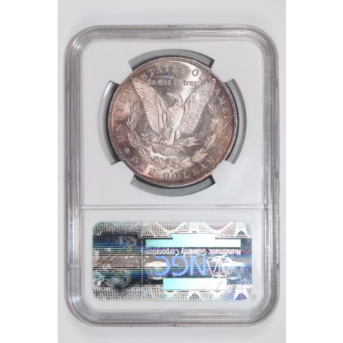 1881-S MORGAN DOLLAR NGC MS63 PRETTY COLOR (2)