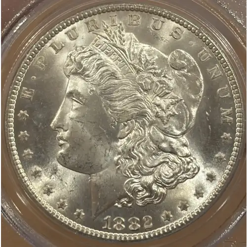 1882-CC MORGAN DOLLAR PCGS MS64 OGH