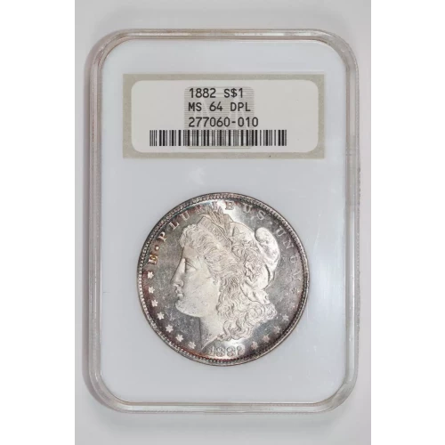 1882 MORGAN DOLLAR NGC MS64 DMPL - OLD FATTY HOLDER! (2)