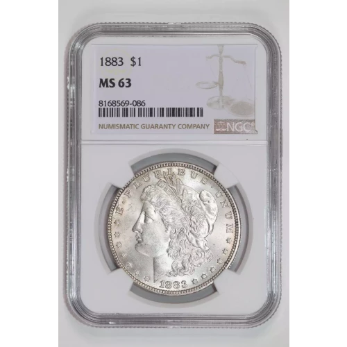 1883 MORGAN DOLLAR NGC MS63 (2)