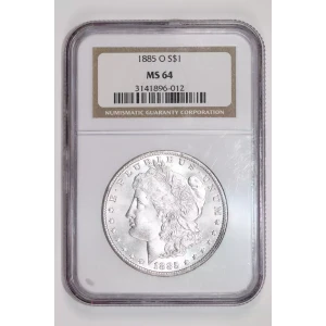 1885-O MORGAN DOLLAR NGC MS64 (2)