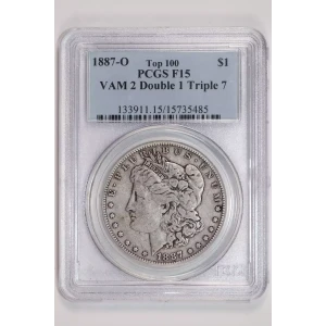 1887-O $1 VAM 2 Double 1 Triple 7 Top 100