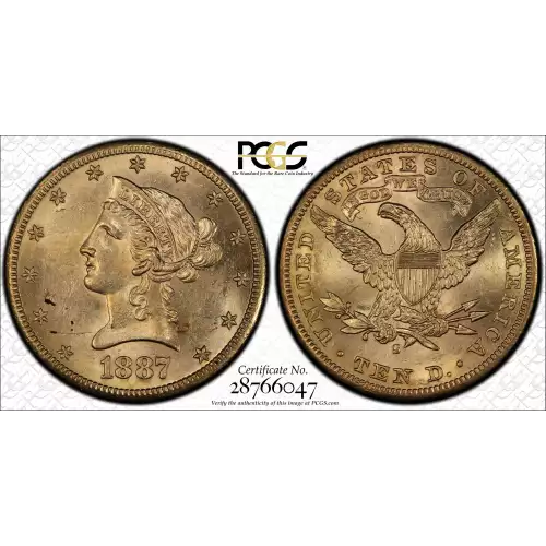 1887-S $10 Saddle Ridge Hoard (2)