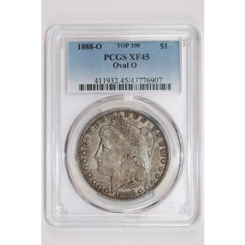 1888-O $1 Oval O TOP 100