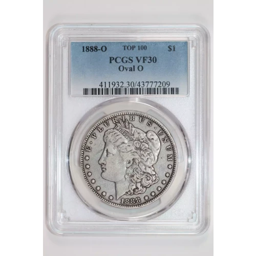 1888-O $1 Oval O TOP 100