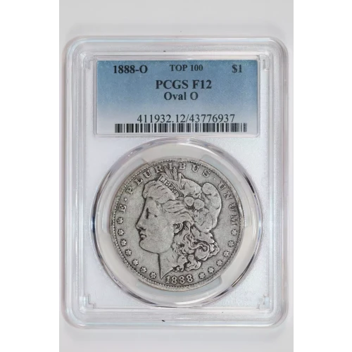 1888-O $1 Oval O TOP 100