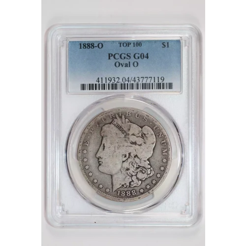 1888-O $1 Oval O TOP 100