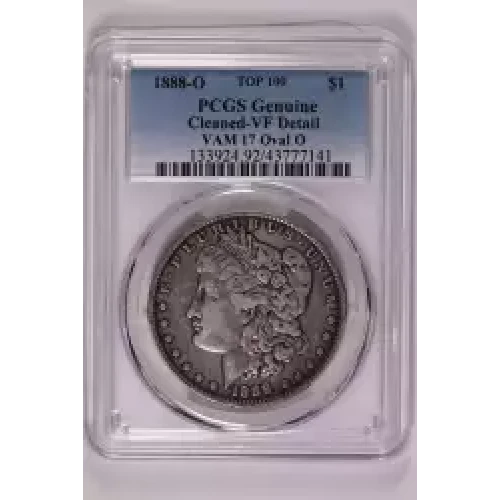 1888-O $1 VAM 17 Oval O