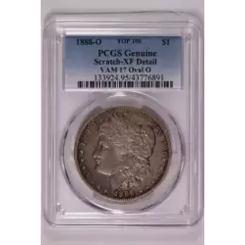 1888-O $1 VAM 17 Oval O