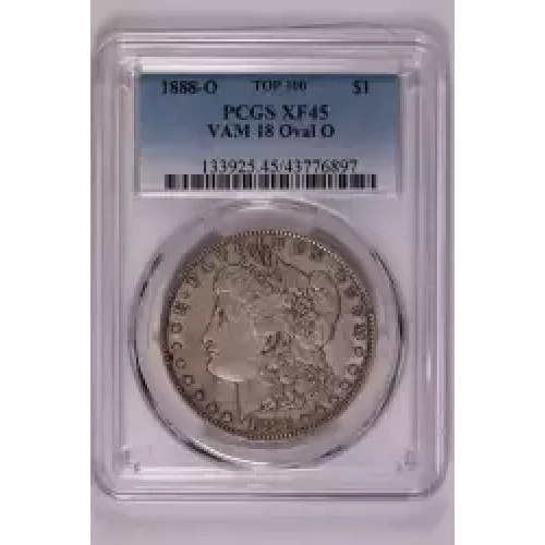 1888-O $1 VAM 18 Oval O