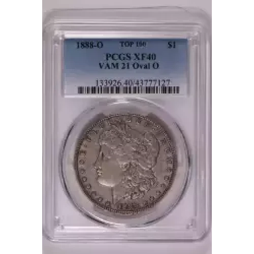 1888-O $1 VAM 21 Oval O