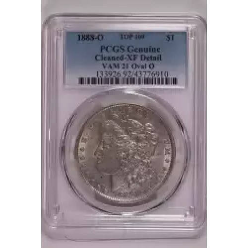 1888-O $1 VAM 21 Oval O