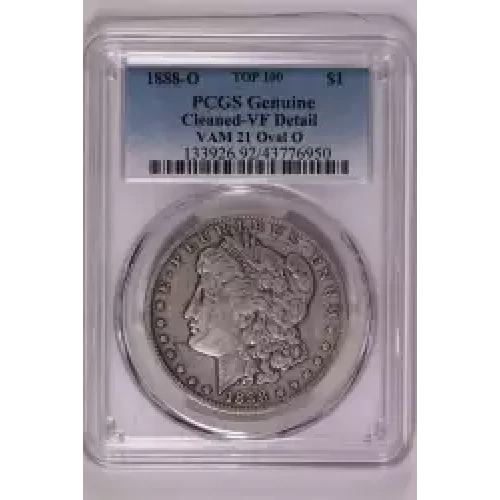 1888-O $1 VAM 21 Oval O
