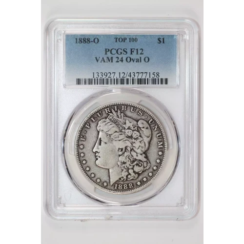 1888-O $1 VAM 24 Oval O TOP 100