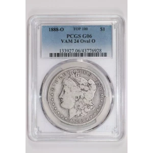 1888-O $1 VAM 24 Oval O TOP 100 (2)
