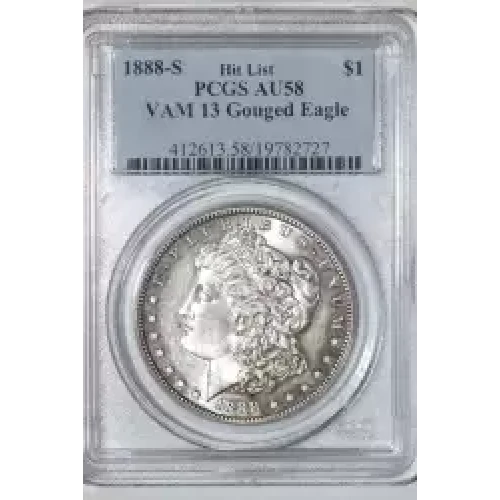 1888-S $1 VAM 13 Gouged Eagle (2)