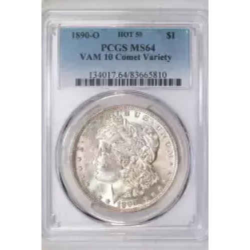 1890-O $1 VAM 10 Comet Variety