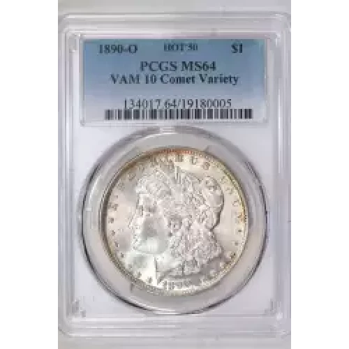 1890-O $1 VAM 10 Comet Variety