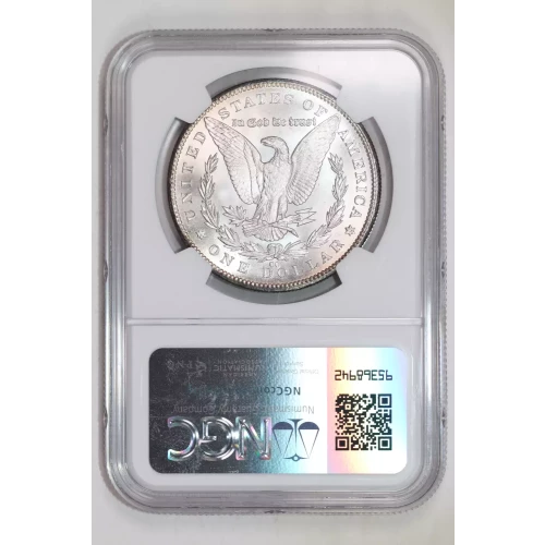 1892-CC MORGAN DOLLAR NGC MS64 - ORIGINAL, PQ COIN! (2)