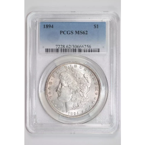 1894 MORGAN DOLLAR PCGS MS62 (2)