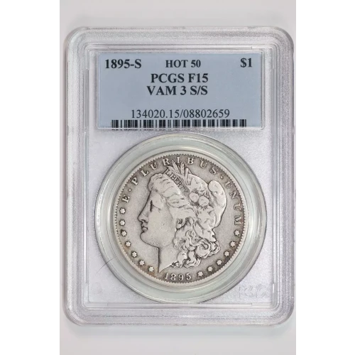 1895-S $1 VAM 3 S/S HOT 50